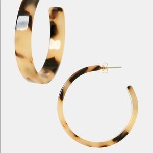 Banana Republic Acrylic Tortoise Hoops